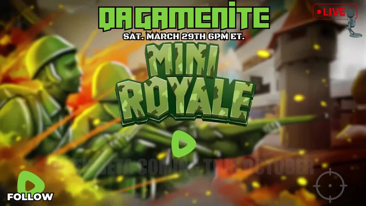 🎮 QAGameNite: Mini Royale | Merch Giveaway!