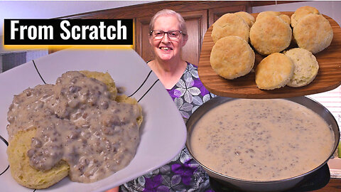 Biscuits and Sausage Gravy (Step-by-Step), Comfort Food, Inspirational Thought