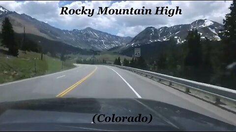 Rocky Mountain High (Colorado) ~ John Denver ~ (Lyrics on Screen)