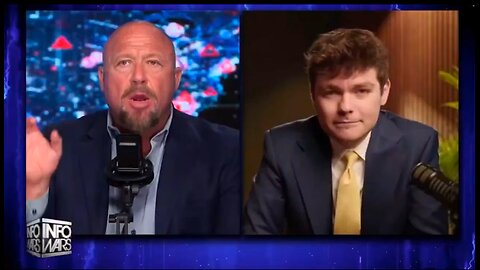 Alex Jones asks Nick Fuentes about israel bombing Christian churches