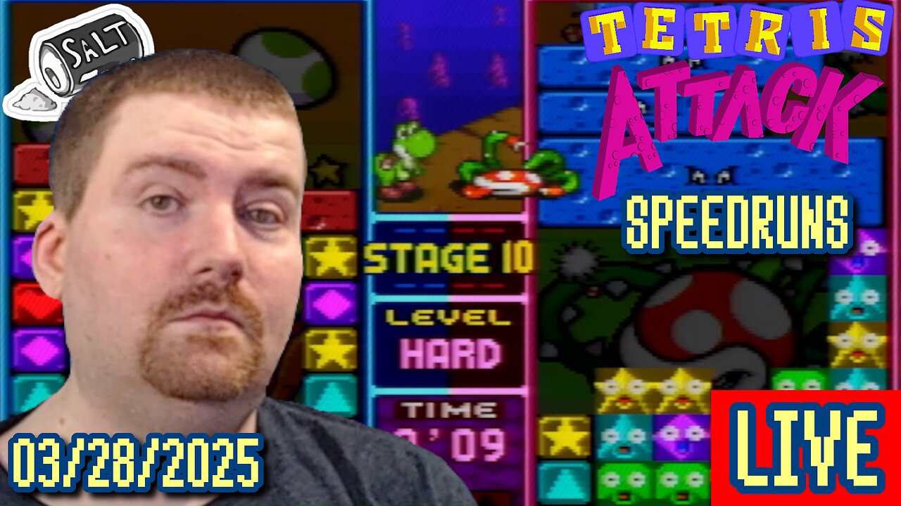 [Tetris Attack Speedruns] Friday Night Salt Mines: This is the Final Hard Challenge Edition, Doods!