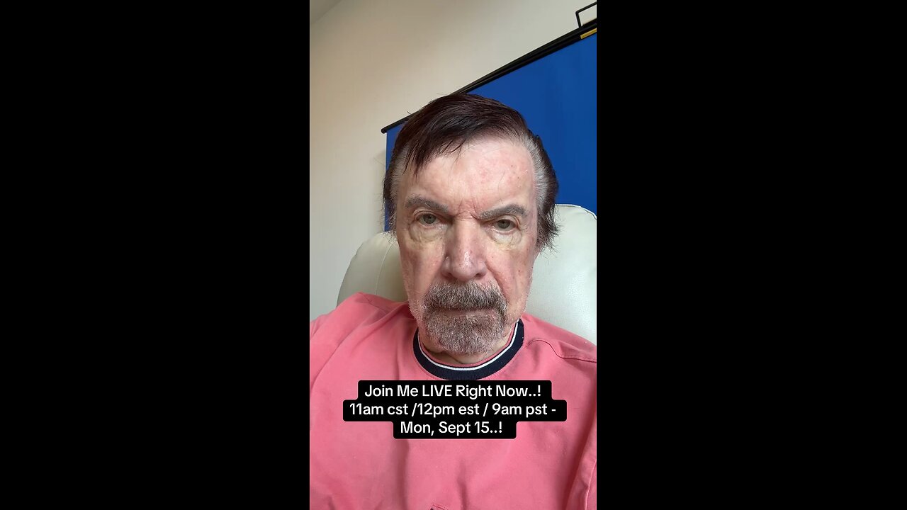 Join Me LIVE Right Now..! 11am cst /12pm est / 9am pst - Mon, Sept 15..!
