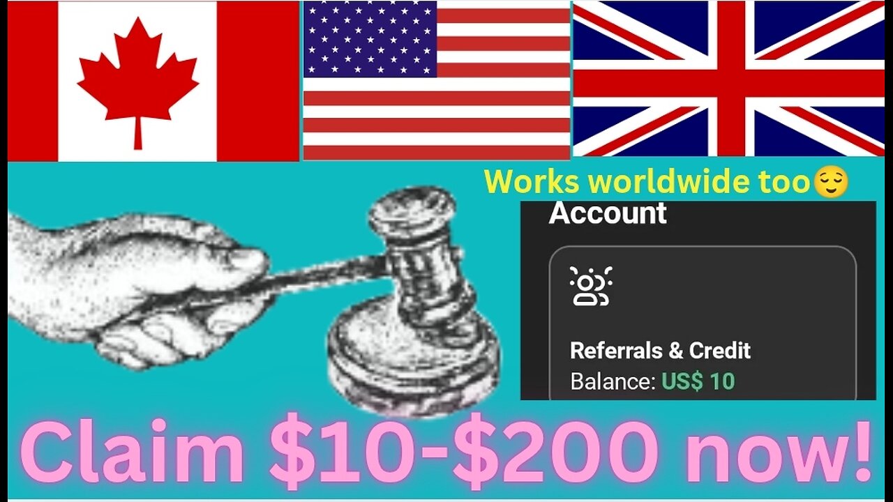 Easy money preferably UK , USA , Canada but works worldwide