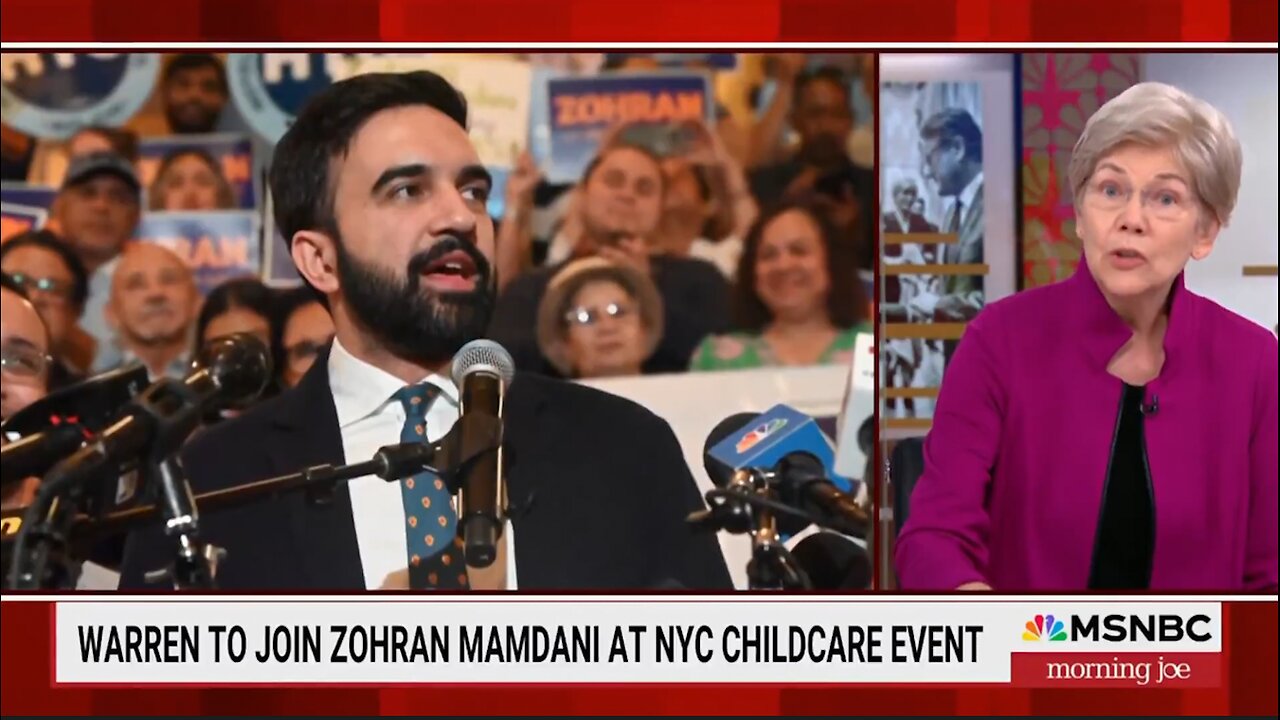 Elizabeth Warren GUSHES Over Zohran Mamdani
