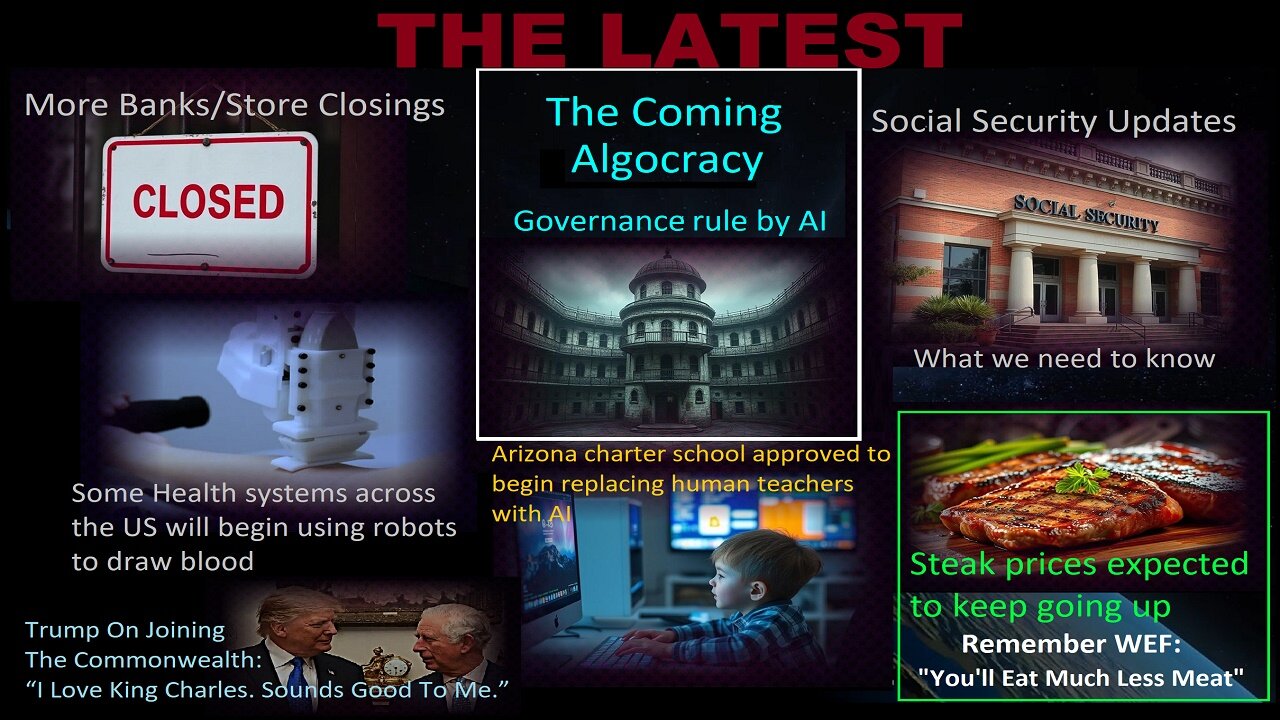 Algocracy: New World AI Governance, Soc. Sec. Updates, Bank Closings & More