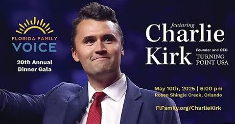 Charlie Kirk Delivers a Powerful Message to the Church at the 2025 Florida Family Voice Dinner