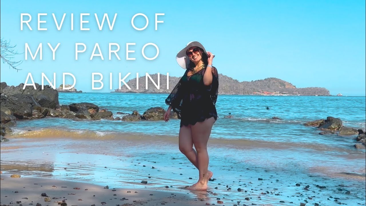 Bikini and Black Pareo🖤 | Summer Style Lookbook of a Model