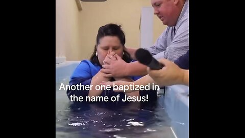 Another one baptized in Jesus name ( Volume Up)