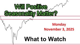 What to Watch Update for Monday November 3, 2025