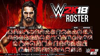 WWE 2K18 Game Roster + DLC Wrestlers! (Next Generation Consoles PS4/XB1)
