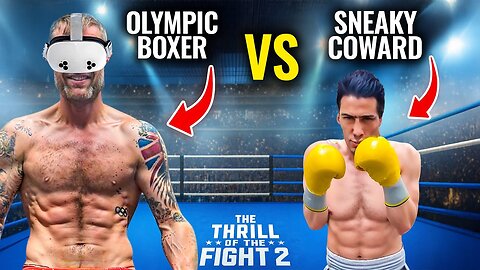 Olympic Boxer Meets VR Opponent Shocking Fight