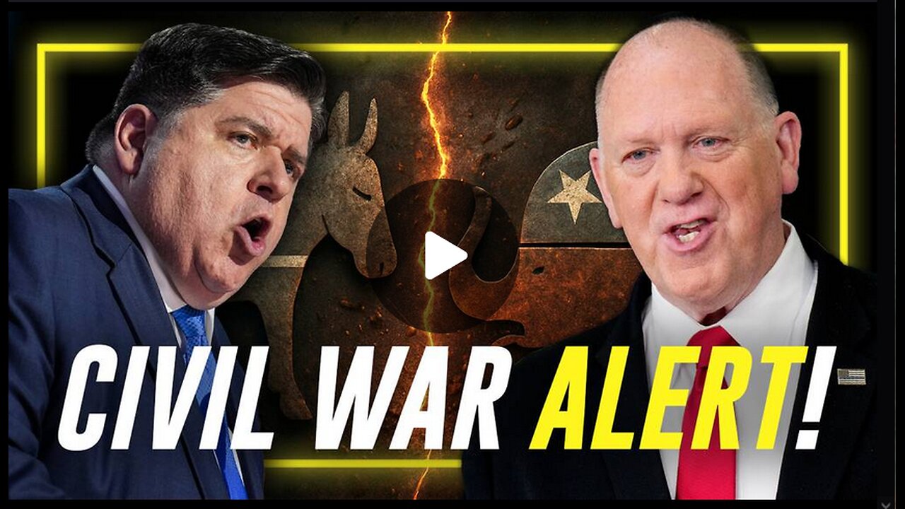 CIVIL WAR ALERT! Illinois Gov. Pritzker calls for violence in the street against ICE