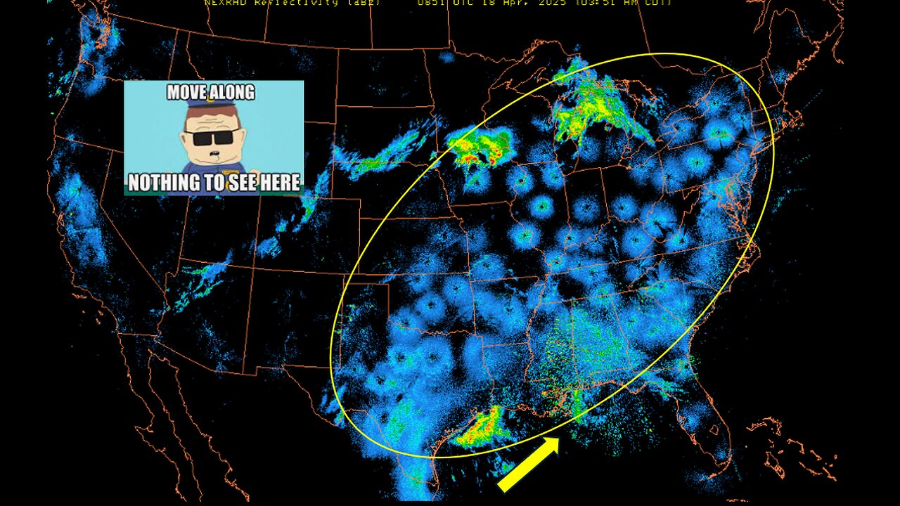 NOTHING TO SEE HERE - HAPPY EASTER WEEKEND WEATHER MONDIFICATION