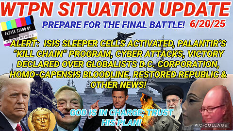 WTPN ~ Judy Byington ~ Situation Update ~ 6-20-25 ~ Trump Return ~ Restored Republic via a GCR