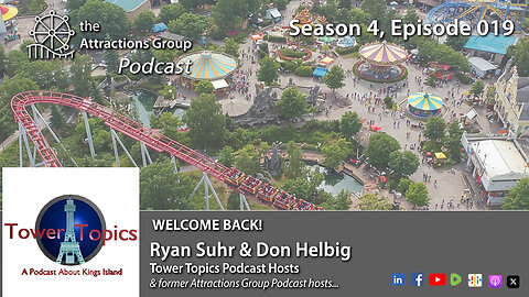 Season 4, Episode 019. Ryan & Don Return to the Podcast | Attractions Group Podcast