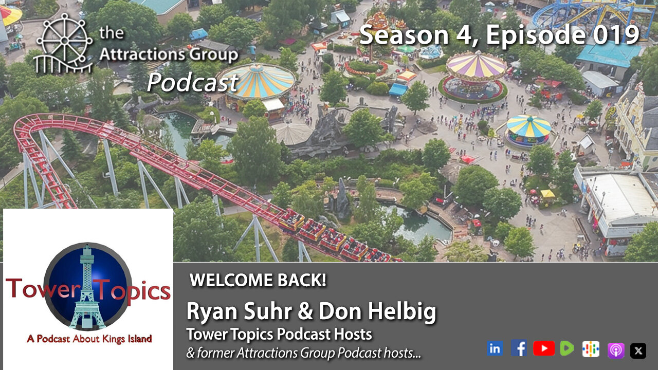 Season 4, Episode 019. Ryan & Don Return to the Podcast | Attractions Group Podcast