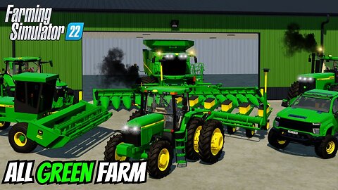 BUILDING "ALL GREEN" FARM FROM SCRATCH | TIMELAPSE | FARMING SIMULATOR 22 