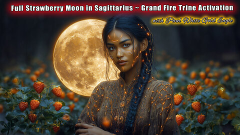 Full Strawberry Moon in Sagittarius 🍓 Grand Fire Trine Activation 🕉 Sirius and Arcturus 🕉 Lightbody