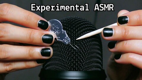 ASMR Rolling Objects Over the Mic (no talking, mic scraping, experimental triggers)