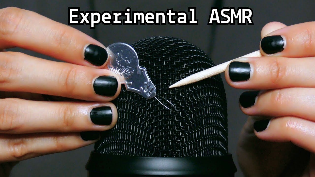 ASMR Rolling Objects Over the Mic (no talking, mic scraping, experimental triggers)