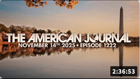 11 14 25 American Journal: Political Establishment Continues Trying To Link Trump, Bannon To Epstein