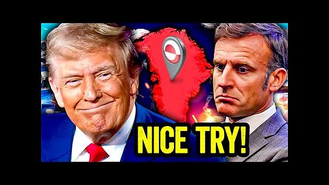 Macron THREATENS Trump on GREENLAND, Then THIS HAPPENED …