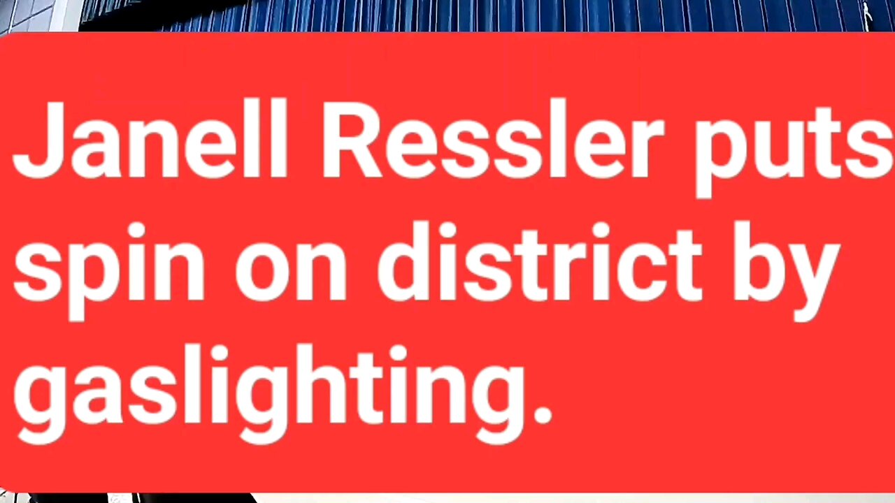Janell Ressler Gaslights the residents of Littlestown Pa