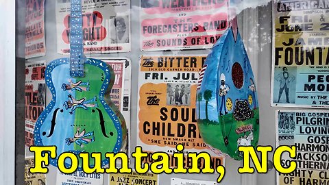 I'm visiting every town in NC - Fountain, North Carolina