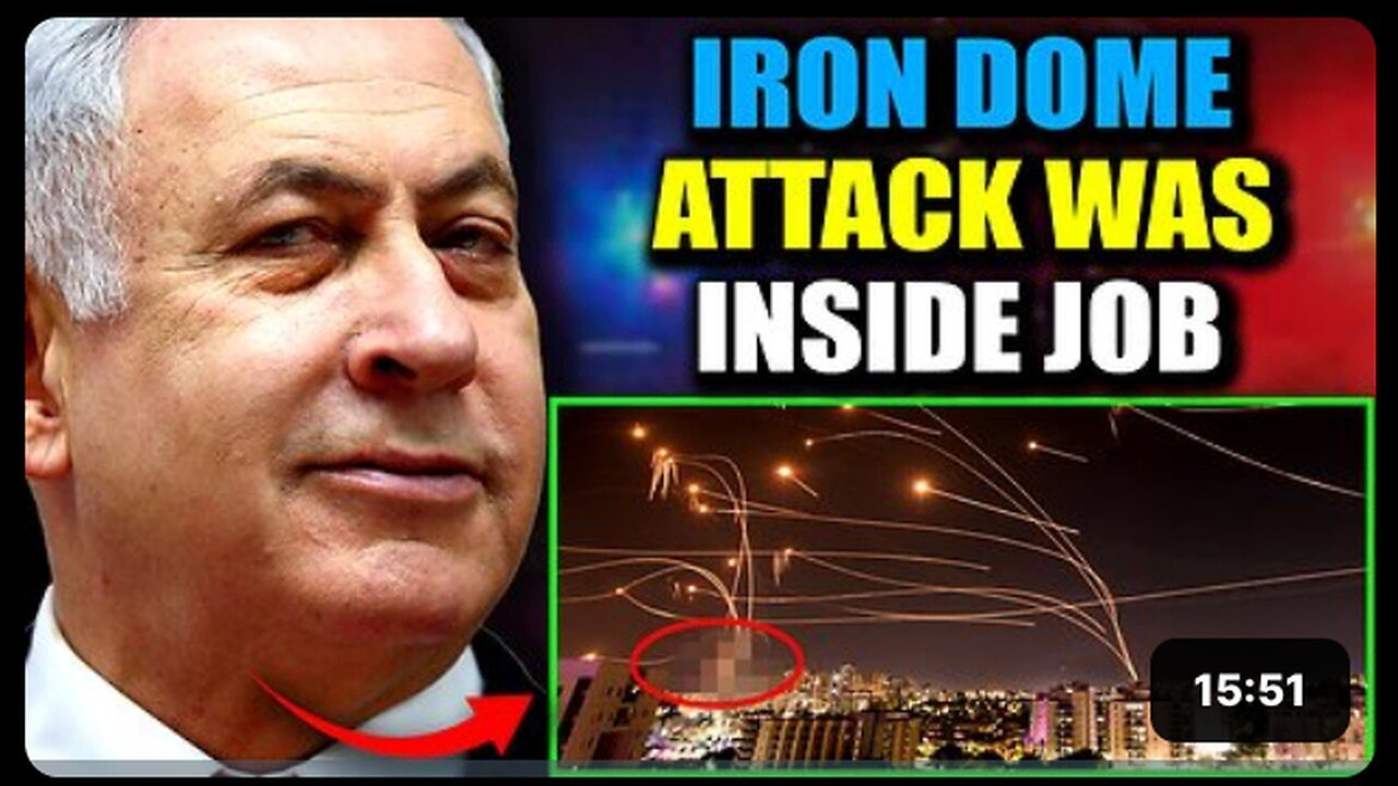 "WEF Insider Alleges Iron Dome Temporarily Disabled in Attempt to Ignite World War 3"
