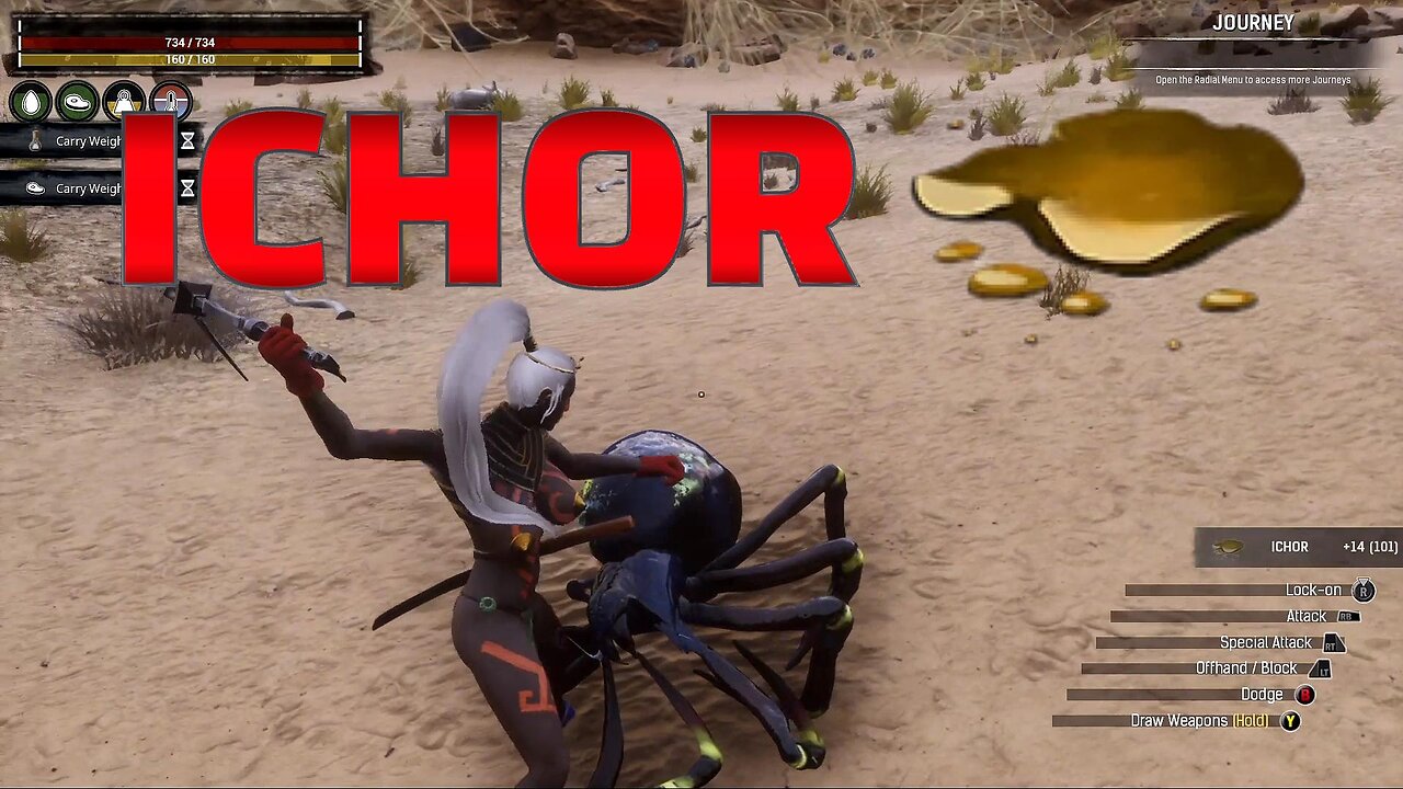 Conan Exiles beginners guide farming Ichor Busty Boobs