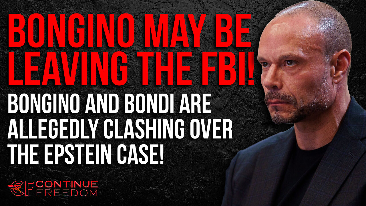 FIRE PAM BONDI! KEEP DAN BONGINO!