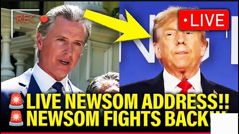 LIVE: Newsom Gives LIVE ADDRESS on NEW MAPS!!!