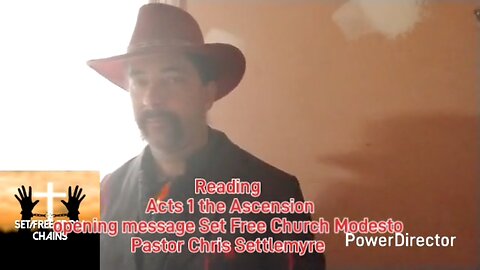 Acts 1 the Ascension message Set Free Church Modesto Pastor Chris Settlemyre #theoutlawpreacher