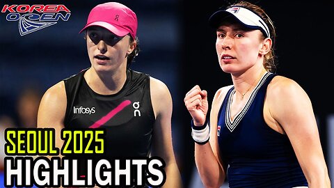 Iga Swiatek vs Ekaterina Alexandrova Final | Seoul 2025