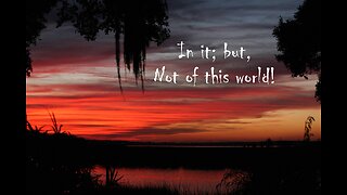 Be Not Conformed To The World
