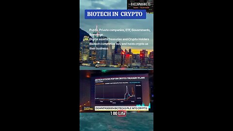 BIOTECH COMPANIES MOVE INTO CRYPTO 