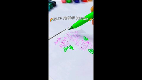 Easy front page design ideas for School project 📗📖