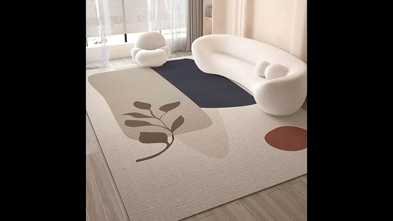 Simple Living Room Carpet Light Luxury Premium Non slip
