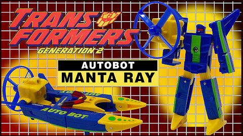 Manta Ray - Transformers Generation 2 - Retro Review