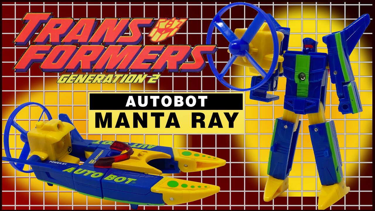 Manta Ray - Transformers Generation 2 - Retro Review