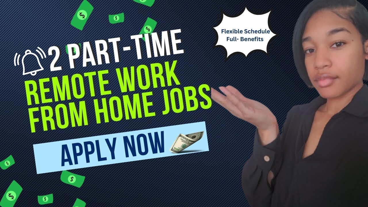 2 part-time remote work from home jobs