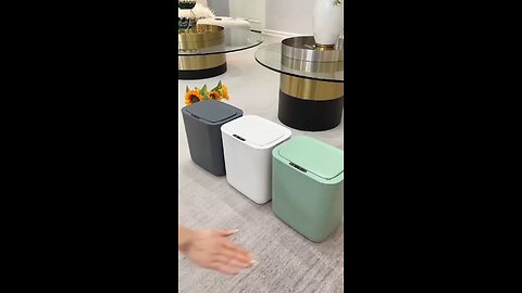 You won’t believe this smart trash can exists! Perfect for minimalist homes 🏠 #short