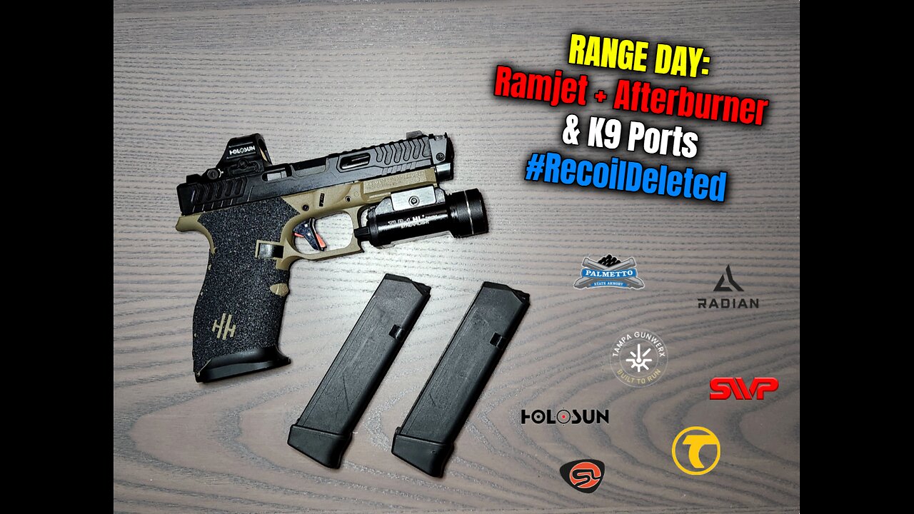 RANGE DAY: PSA Dagger FS w/ Radian Weapons Ramjet + Afterburner & Tampa GunWerx K9 Ports