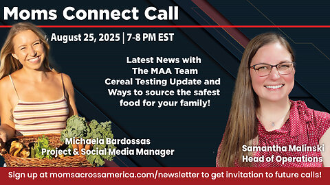 Moms Connect Call - August 25, 2025