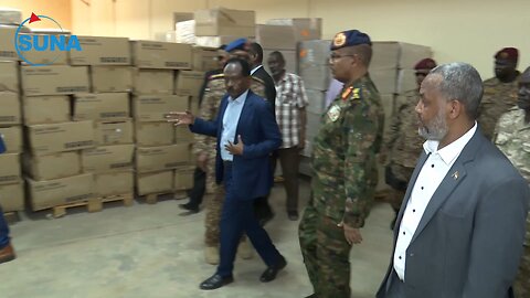 Lit-Gen Ibrahim Jaber checks on the country's drug supply situation
