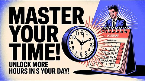 Master Your Time: Unlock More Hours in Your Day! #time #timemanagement #productivity