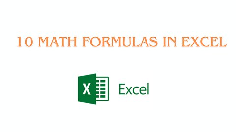 10 Math Formulas in Excel