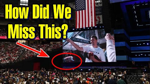 You Weren't Supposed to Notice This at The Charlie Kirk Memorial..