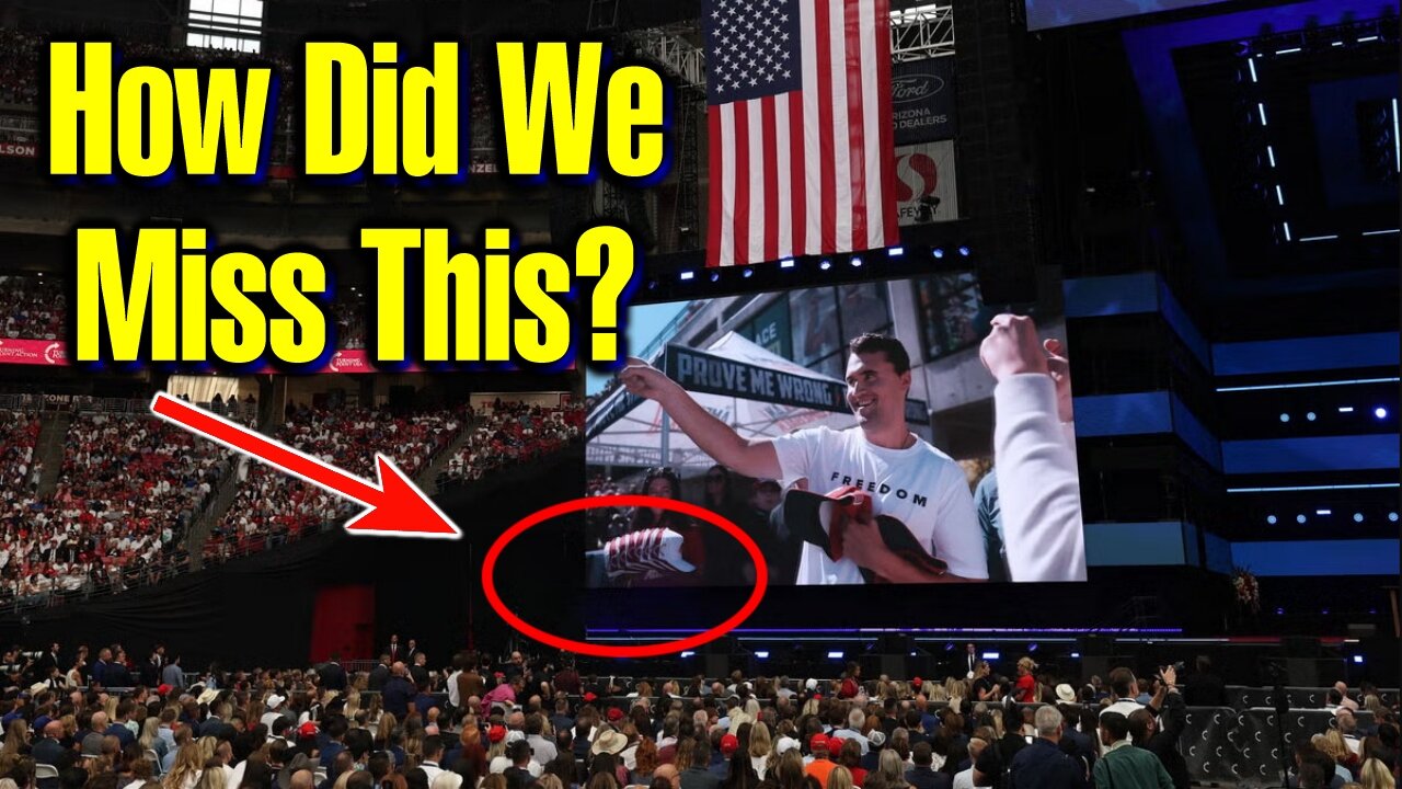 You Weren't Supposed to Notice This at The Charlie Kirk Memorial..