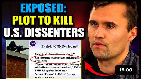 Leaked Gov't Files Expose Mossad Plot To Assassinate Charlie Kirk In 2025
